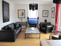 2 bedroom furnished apartment (living space : 93 m2) + south-facing balcony (4.5 m2) + 2 car parking spaces for rent Valenciennes