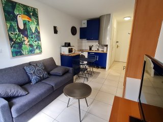 Luxury furnished studio apartment 22 sqm for rent Valenciennes